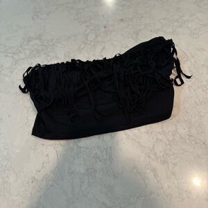 Ana fringe swimsuit top size 4